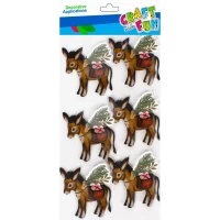 1. Craft With Fun Ozdoba Dekoracyjna Osiołek Naklejki 3D 501770